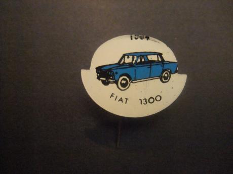 Fiat 1300 oldtimer 1964 blauw